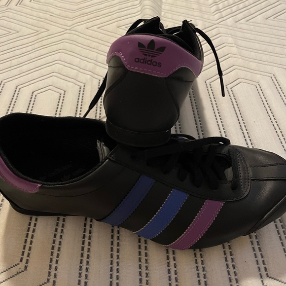 Adidas 3 Stripe 3 Streifen Black Shoes Men’s 7 1/2. Great shape gently used. - Picture 7 of 10